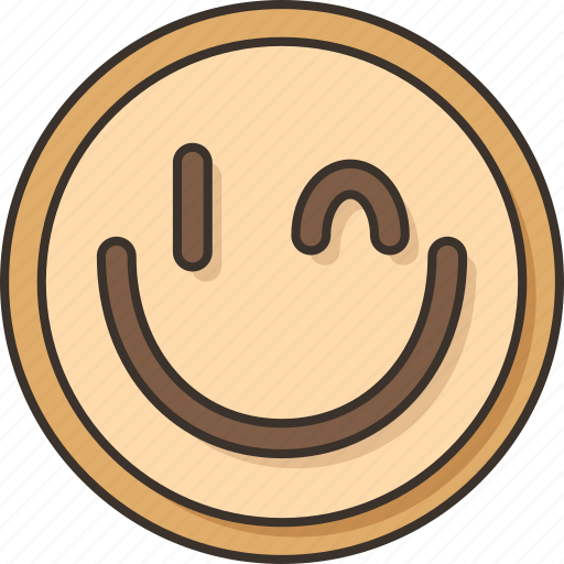 Smiley, face, cookies, baked, snack icon - Download on Iconfinder