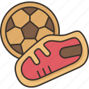 soccer, shoes, cookies, food, decoration