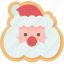 santa, claus, cookies, christmas, holiday 