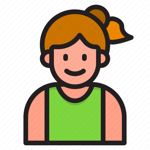 Avatar, girl, child, profile, children icon - Download on Iconfinder