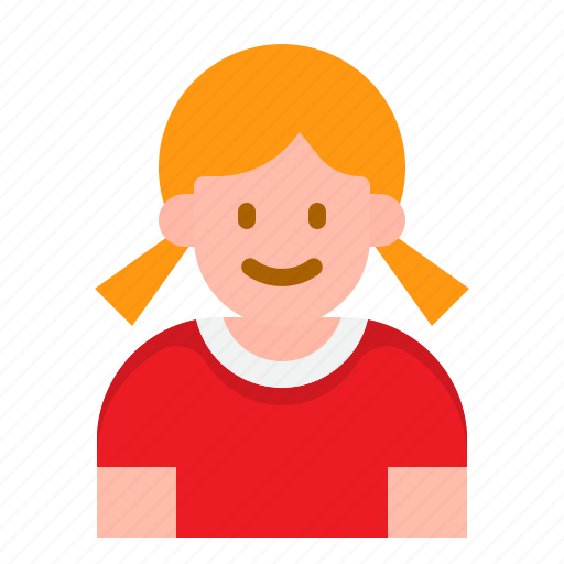 Girl, kid, child, children, avatar, woman icon - Download on Iconfinder