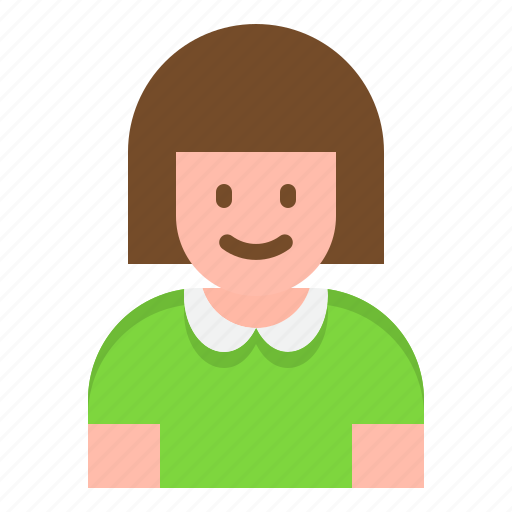 Girl, kid, child, people, avatar, woman icon - Download on Iconfinder