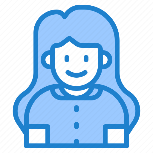 Girl, kid, child, user, avatar, woman icon - Download on Iconfinder