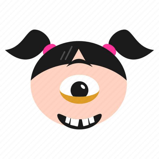 Crazy, cyclops, emoji, face, girl, laughing, women icon - Download on Iconfinder