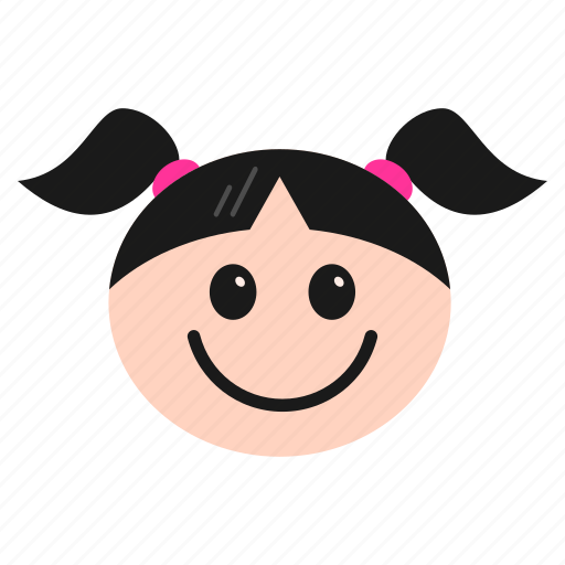 Emoji, emoticon, girl, grin, laughing, women icon - Download on Iconfinder