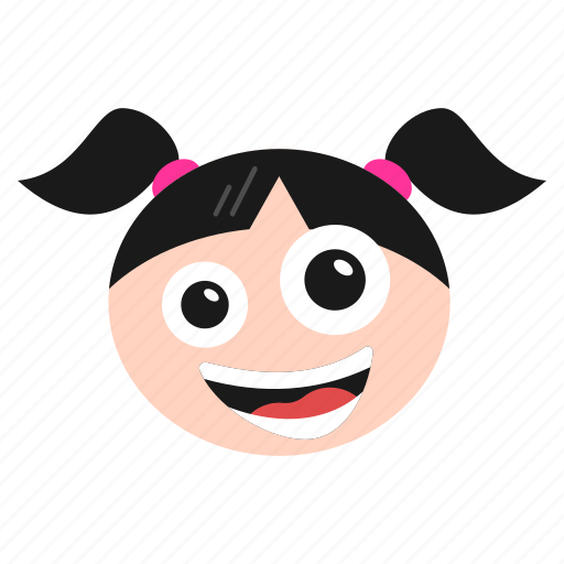 Face, girl, grin, happy, laughing, women icon - Download on Iconfinder