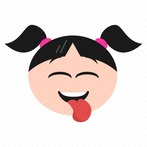 Crazy, girl, naughty, out, stuck, tongue, women icon - Download on Iconfinder