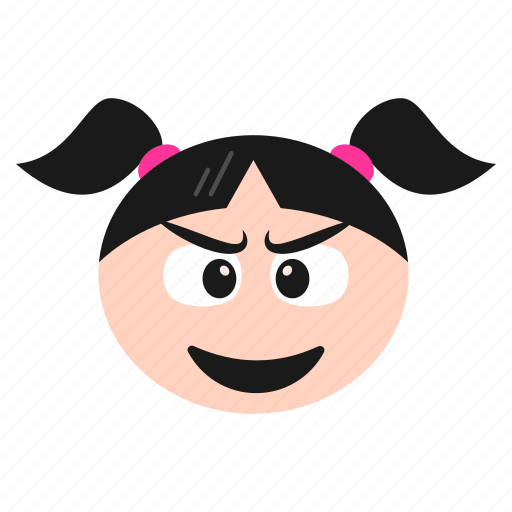 Angry, annoyed, emoji, emoticon, girl, women, worried icon - Download on Iconfinder