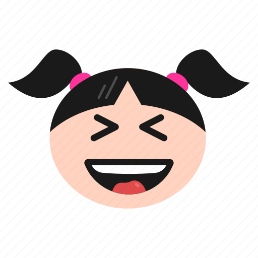 Emoji, emoticon, girl, naughty, teasing, winking, women icon - Download on Iconfinder