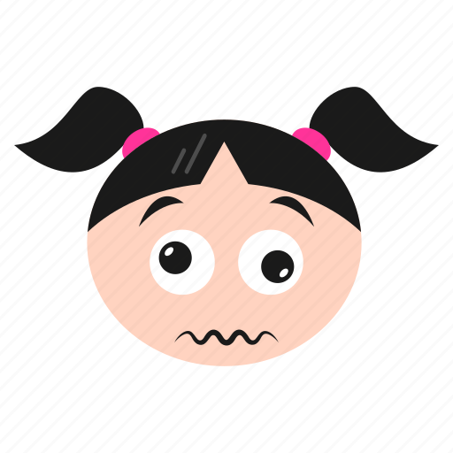 Confounded, confused, emoji, face, frustrated, girl, women icon - Download on Iconfinder