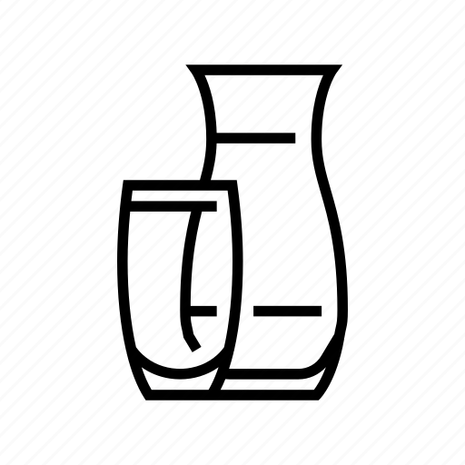 Vase, glass, production, plant, bottle, jar, light icon - Download on Iconfinder