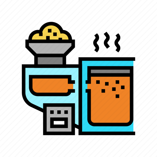 Smelting, sand, glass, manufacturing, equipment, production icon - Download on Iconfinder