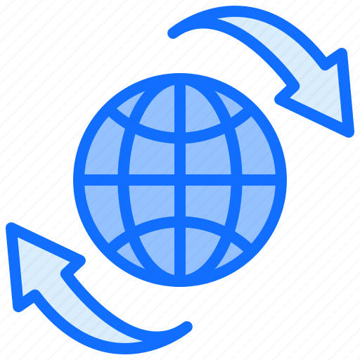 World, globe, global, sync, internet, updating, international icon - Download on Iconfinder