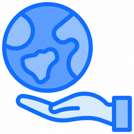 World, globe, global, hand, earth, internet, international icon - Download on Iconfinder