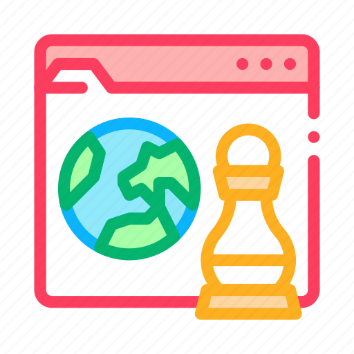Business, chess, earth, figure, global, site, web icon - Download on Iconfinder