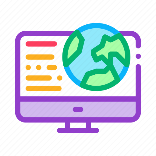 Business, computer, earth, finance, global, screen, strategy icon - Download on Iconfinder