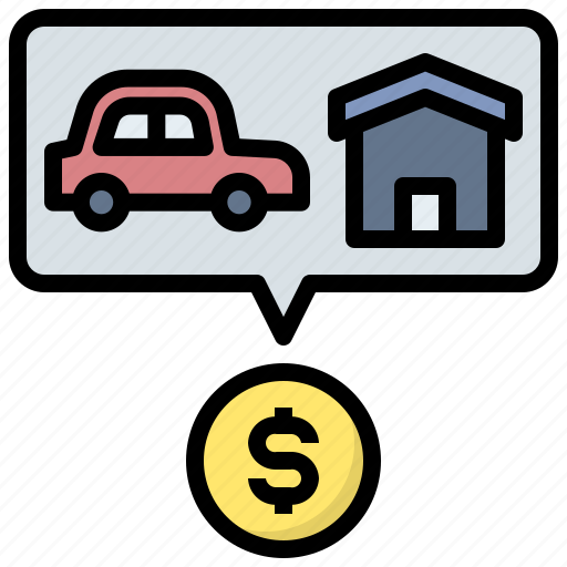 Collateral, asset, property, debt, loan, credit, value icon - Download on Iconfinder
