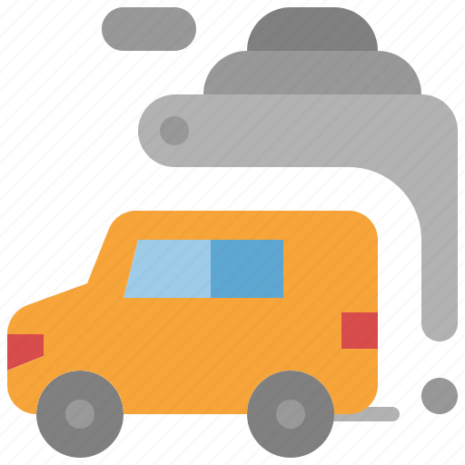 Air, pollution, car, smoke, transport, emission, contamination icon - Download on Iconfinder