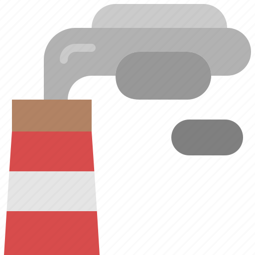 Chimney, factory, smoke, contamination, emission, industry, smokestack icon - Download on Iconfinder