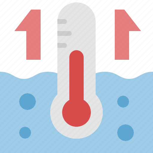 Ocean, thermometer, temperature, heat, global, warming, hot icon - Download on Iconfinder