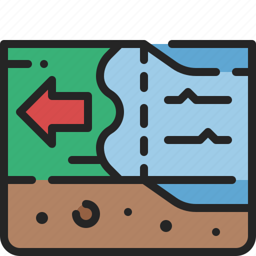 High, tide, sea, level, rise, global, warming icon - Download on Iconfinder