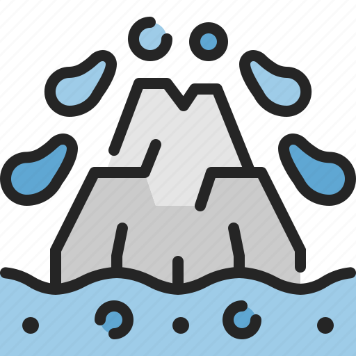 Iceberg, glacier, arctic, melting, global, warming, nature icon - Download on Iconfinder
