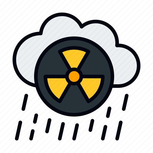 Acid rain, pollution, ecology and environment, radiation, nuclear, chemical, radioactive icon - Download on Iconfinder