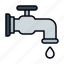 water tap, faucet, save water, drop water 