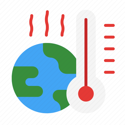 Global warming, temperature, climate change, ecology and environment, hot weather, thermometer, heat icon - Download on Iconfinder