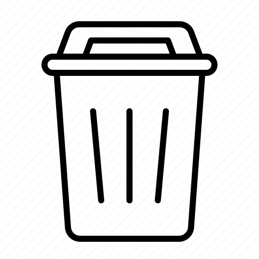 Trash, trash can, garbage, delete, bin, eliminate, bin file icon - Download on Iconfinder