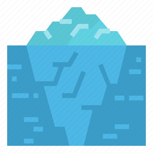 Glacier, iceberg, mountain, north icon - Download on Iconfinder