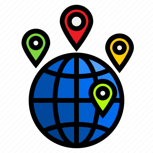 Locations, earth, world, space, planet icon - Download on Iconfinder