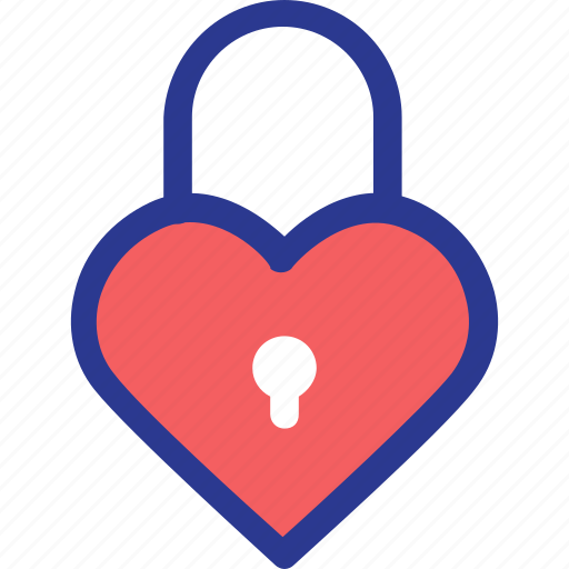 Celebration, lock, love, marriage, party, wedding, heart icon - Download on Iconfinder