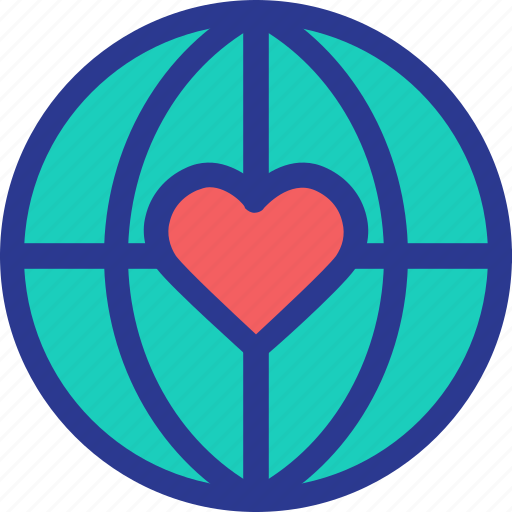 Celebration, love, marriage, party, wedding, world, globe icon - Download on Iconfinder