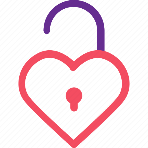 Celebration, heart, love, marriage, party, unlock, wedding icon - Download on Iconfinder