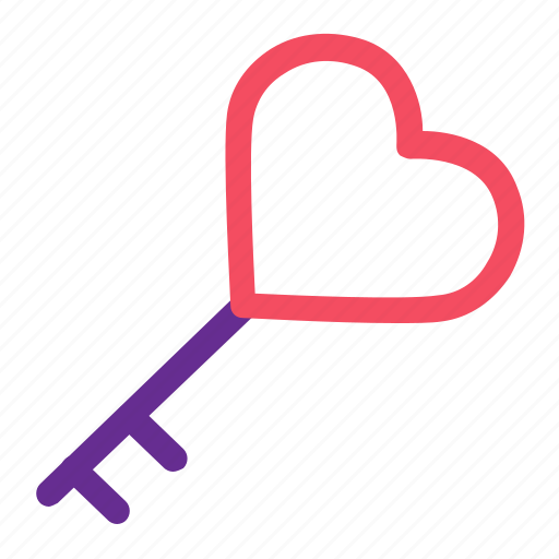Celebration, heart, key, love, marriage, party, wedding icon - Download on Iconfinder