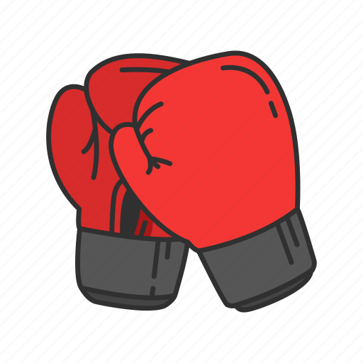 Boxing glove, cushioned glove, gloves, mittens, sports gear, sports gloves icon - Download on Iconfinder