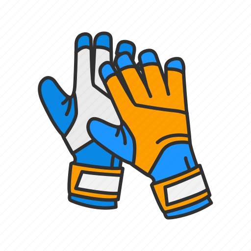 Gloves, goalie gloves, goalkeeper glovees, hand protection, hand protector, mitts, sports gloves icon - Download on Iconfinder