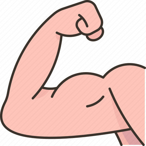 Bicep, muscle, strong, healthy, exercise icon - Download on Iconfinder