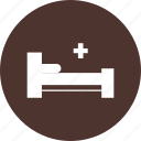 bed, hospital, medical, sign