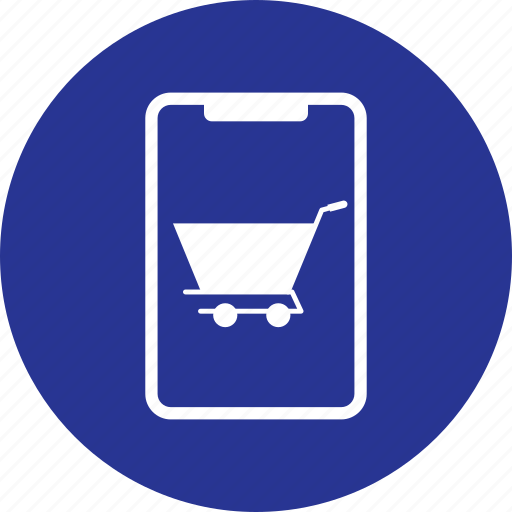 Cargo, cart, mobile, online, shopping, trolley icon - Download on Iconfinder