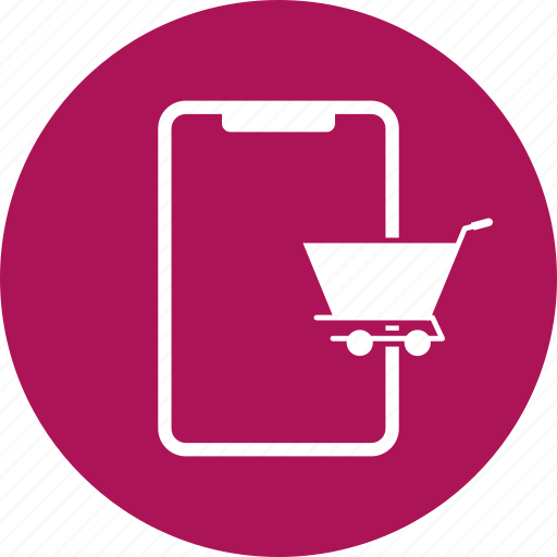 Cargo, cart, mobile, online, shopping, trolley icon - Download on Iconfinder