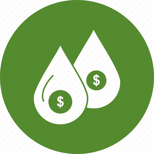 Dollar, drop, money, water icon - Download on Iconfinder