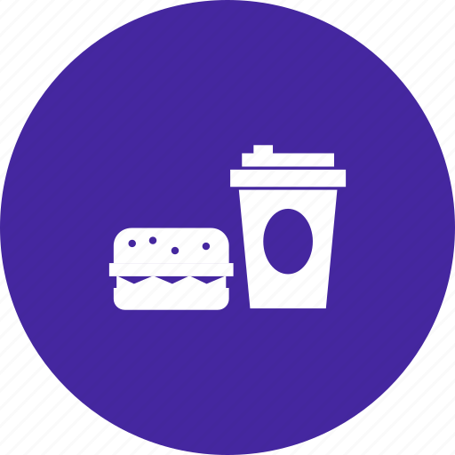 Burger, drink, fast, food icon - Download on Iconfinder