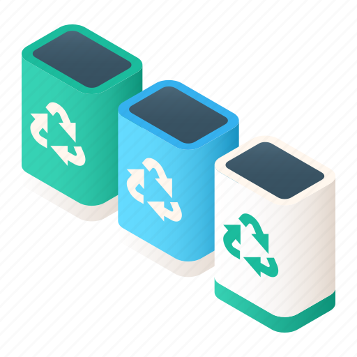 Bin, disposal, eco, segregation, separate, separation, trash bin icon - Download on Iconfinder