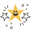 stars, winner, happy, champion, star, emoji 