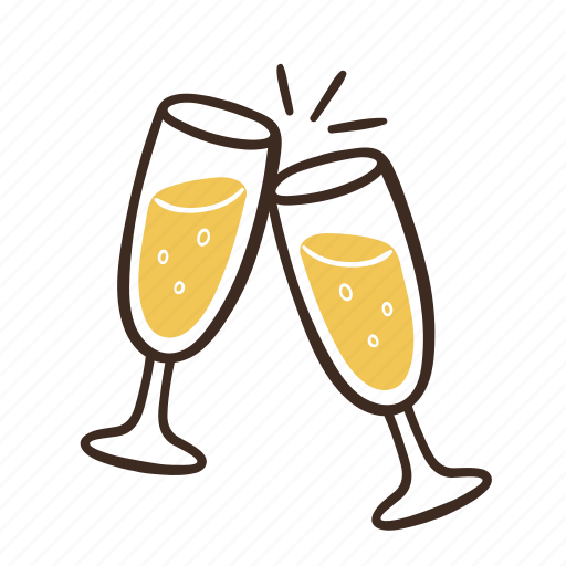 Toast, champagne, celebration, win icon - Download on Iconfinder