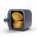 money, currency, finance, coin, cash, coins stack, financial, investment, coins, money stack, safe box 