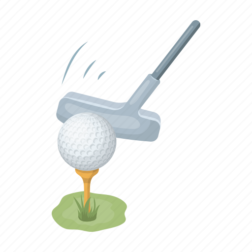 Ball, club, equipment, golf, stand icon - Download on Iconfinder