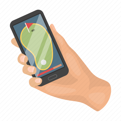 Field, golf, mobile, navigator, phone icon - Download on Iconfinder